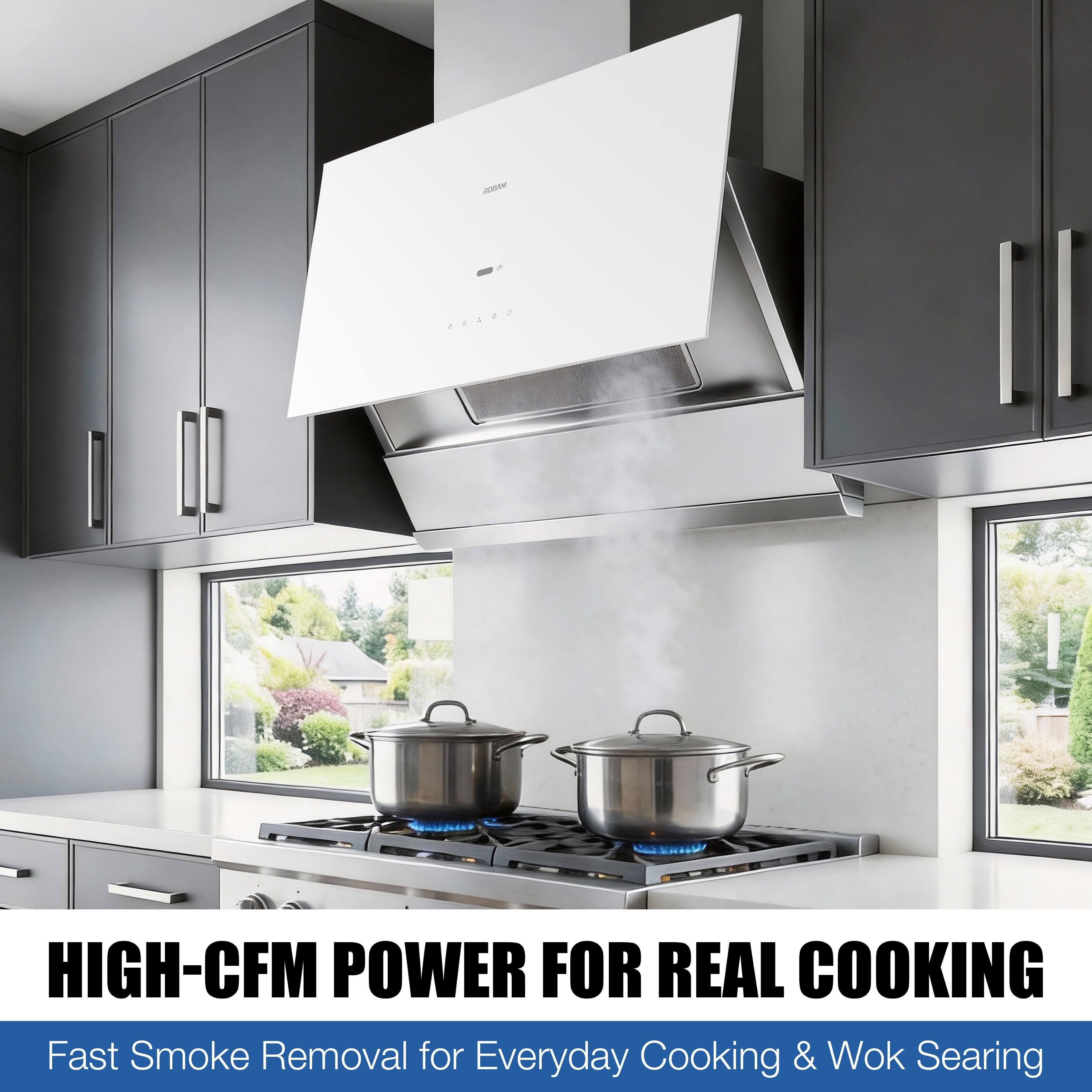 MARCE
A
08290
HIGH-CFM POWER FOR REAL COOKING
Fast Smoke Removal for Everyday Cooking & Wok Searing