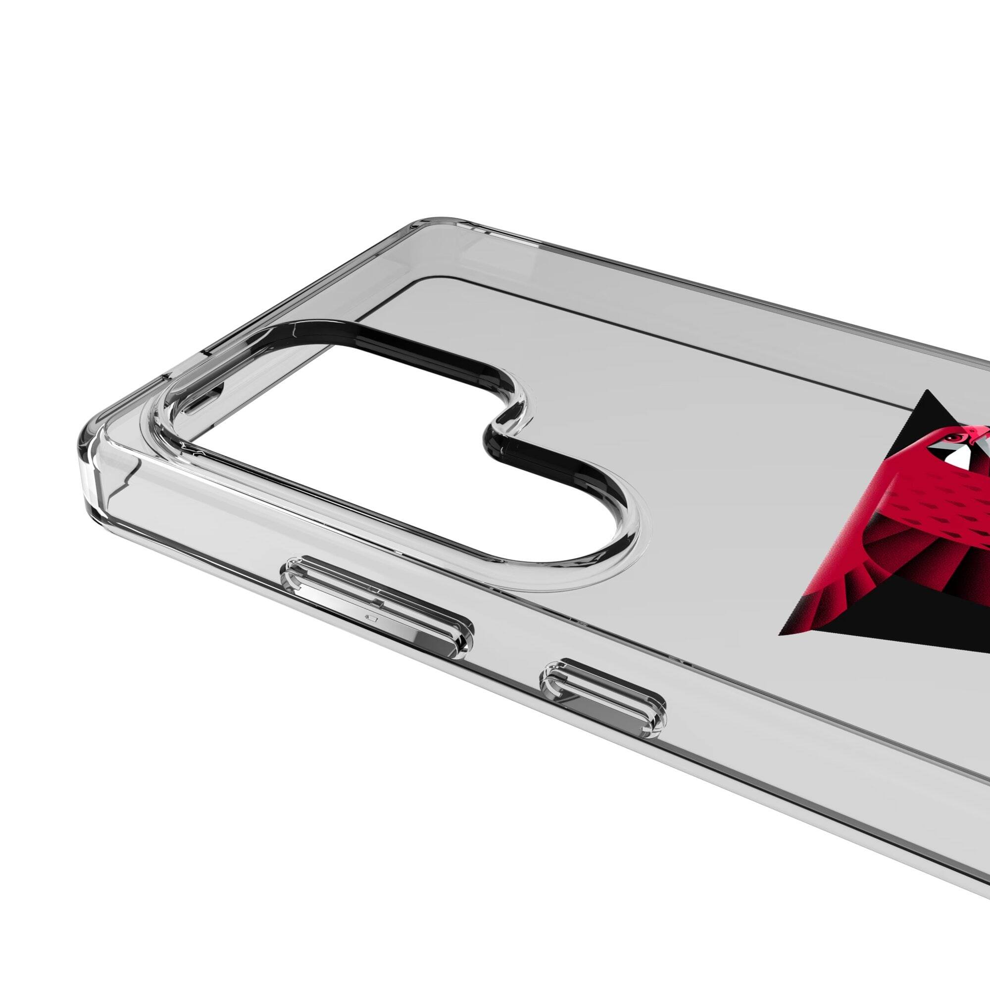Alt View 2. Keyscaper - Atlanta Falcons Galaxy Clear Case - S22 - Multicolor.