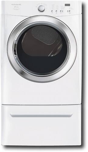 Front Standard. Frigidaire - Affinity 7.0 Cu. Ft. 10-Cycle Electric Dryer - White.