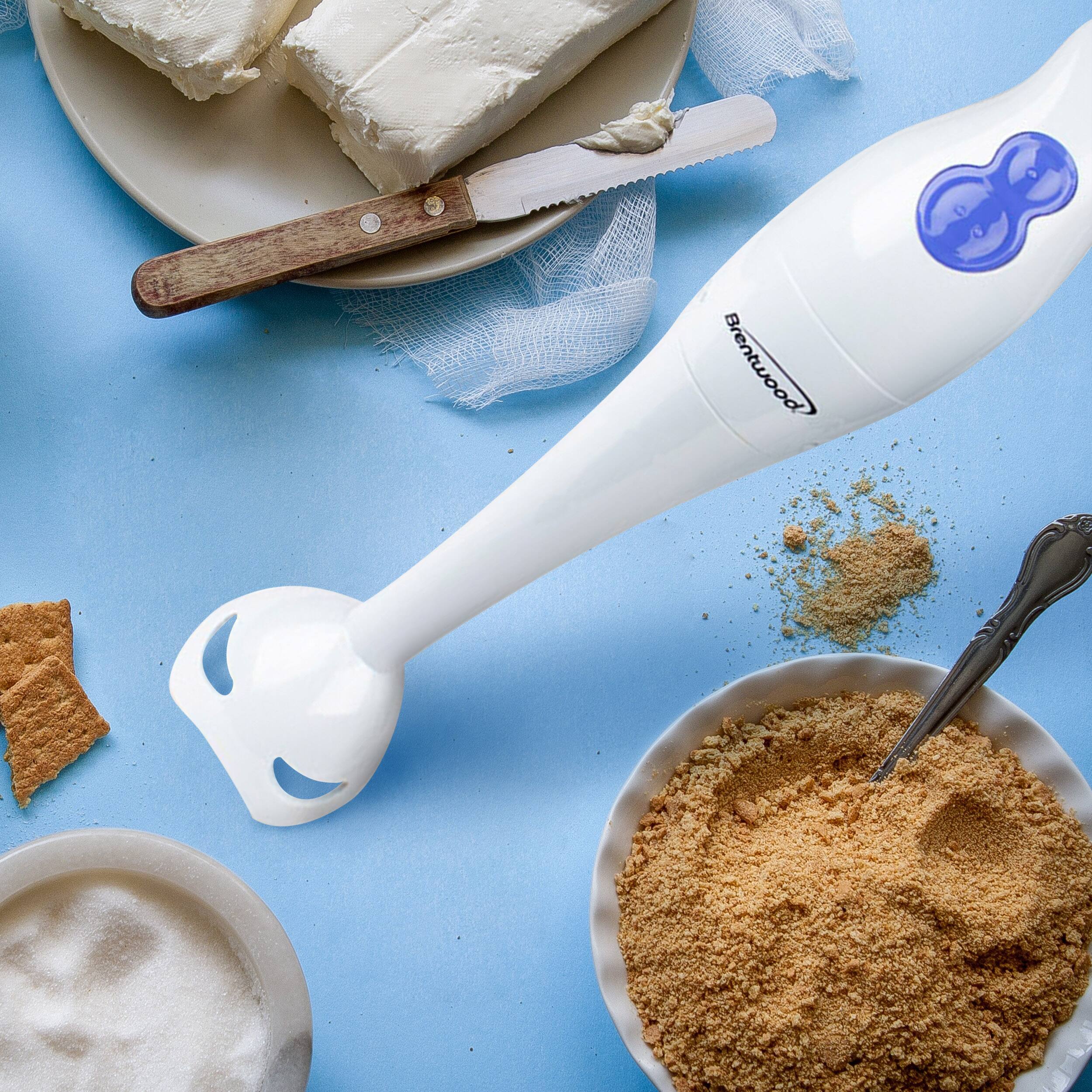 Alt View 6. Brentwood - Brentwood 2-Speed Hand Blender in White - White.