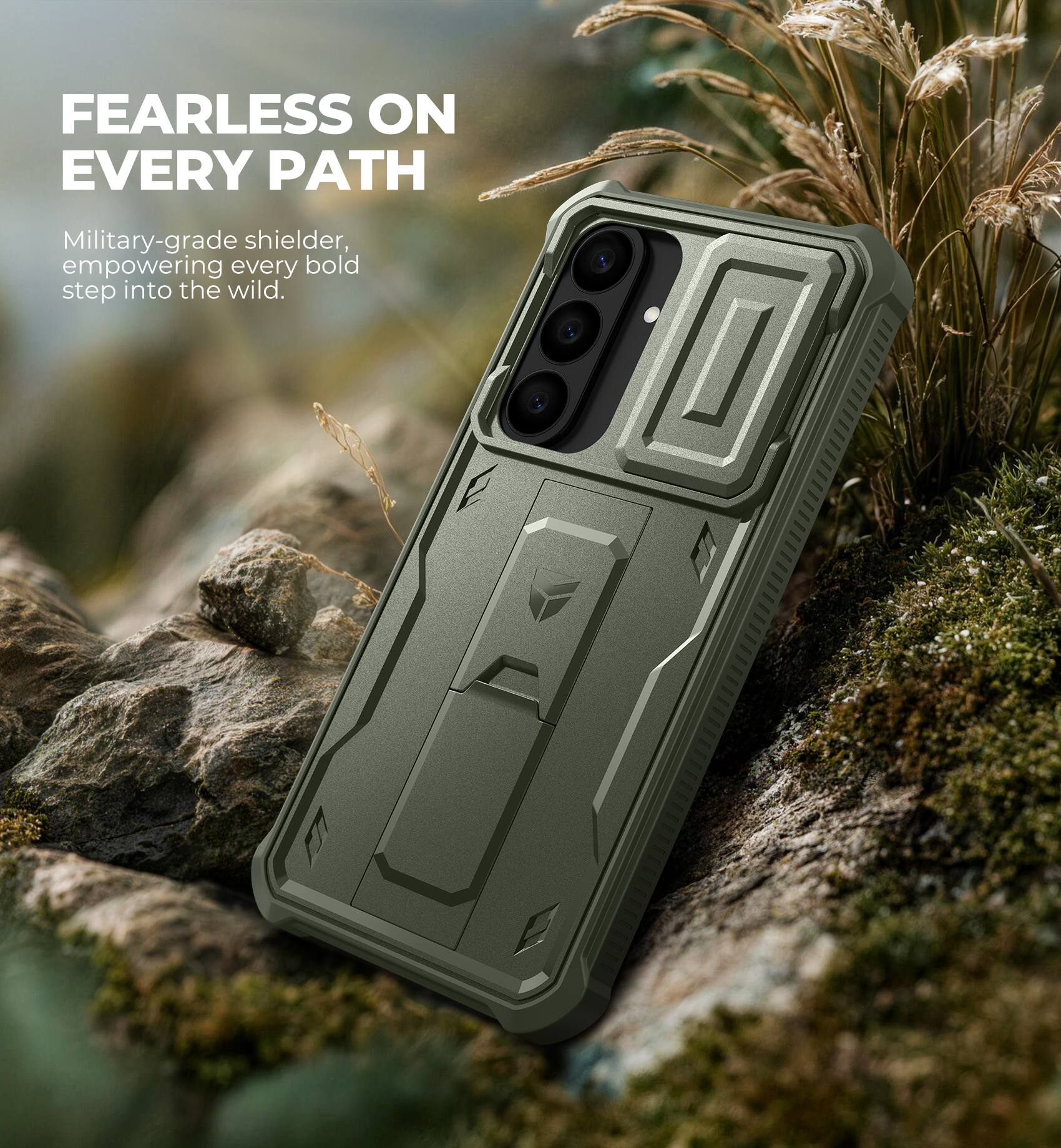 FEARLESS ON EVERY PATH

Military-grade shielder, empowering every bold step into the wild.