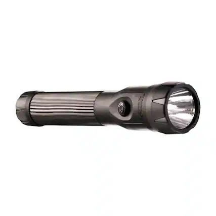 Front. Streamlight - Streamlight 76111 PolyStinger LED 485-Lumen Rechargeable Flashlight With 120-Volt AC Smart Charger, Black.