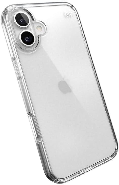 Angle. Speck - Speck Presidio Perfect-Clear Case - iPhone 16 Plus - Clear.