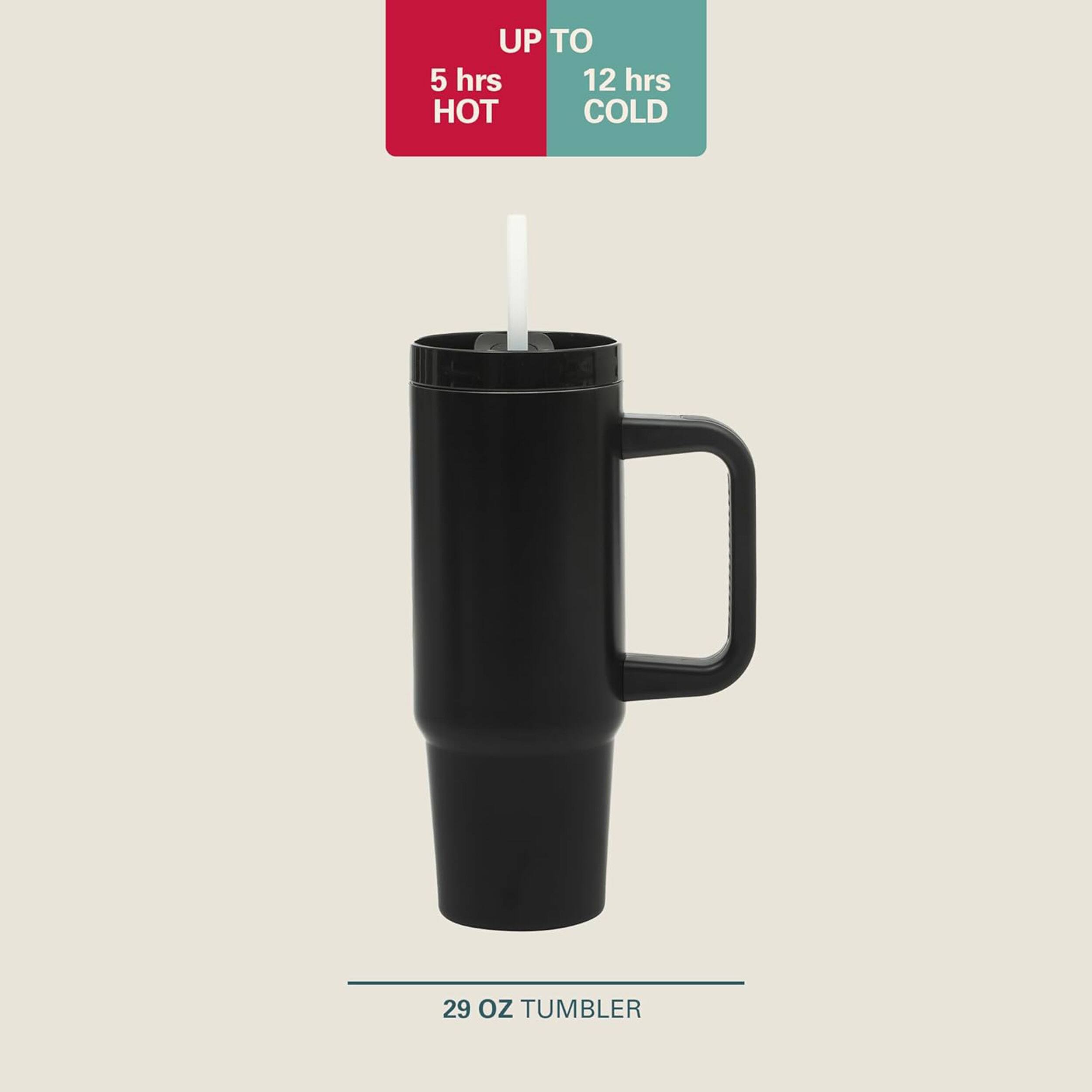 UP TO 5 hrs HOT  
12 hrs COLD  
29 oz TUMBLER