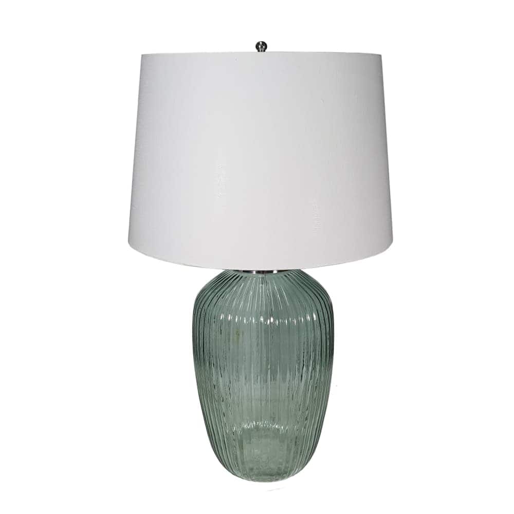 Luckbyte - 16x27 Inch Glass Table Lamp