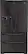Front Standard. LG - 24.7 Cu. Ft. French Door Refrigerator with Thru-the-Door Ice and Water - Black.