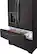 Alt View Standard 2. LG - 24.7 Cu. Ft. French Door Refrigerator with Thru-the-Door Ice and Water - Black.