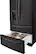 Alt View Standard 3. LG - 24.7 Cu. Ft. French Door Refrigerator with Thru-the-Door Ice and Water - Black.