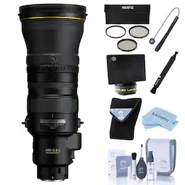 Bundle - Nikon - NIKKOR Z 400mm f/2.8 TC VR S Lens, Black, with Included Value