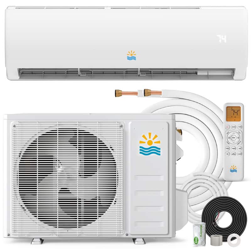 Etust - 18000 BTU Mini Split AC/Heating System, 21 SEER2 208/230V Inverter Ductless Mini Split Air Conditioner price history on PriceWatchPro