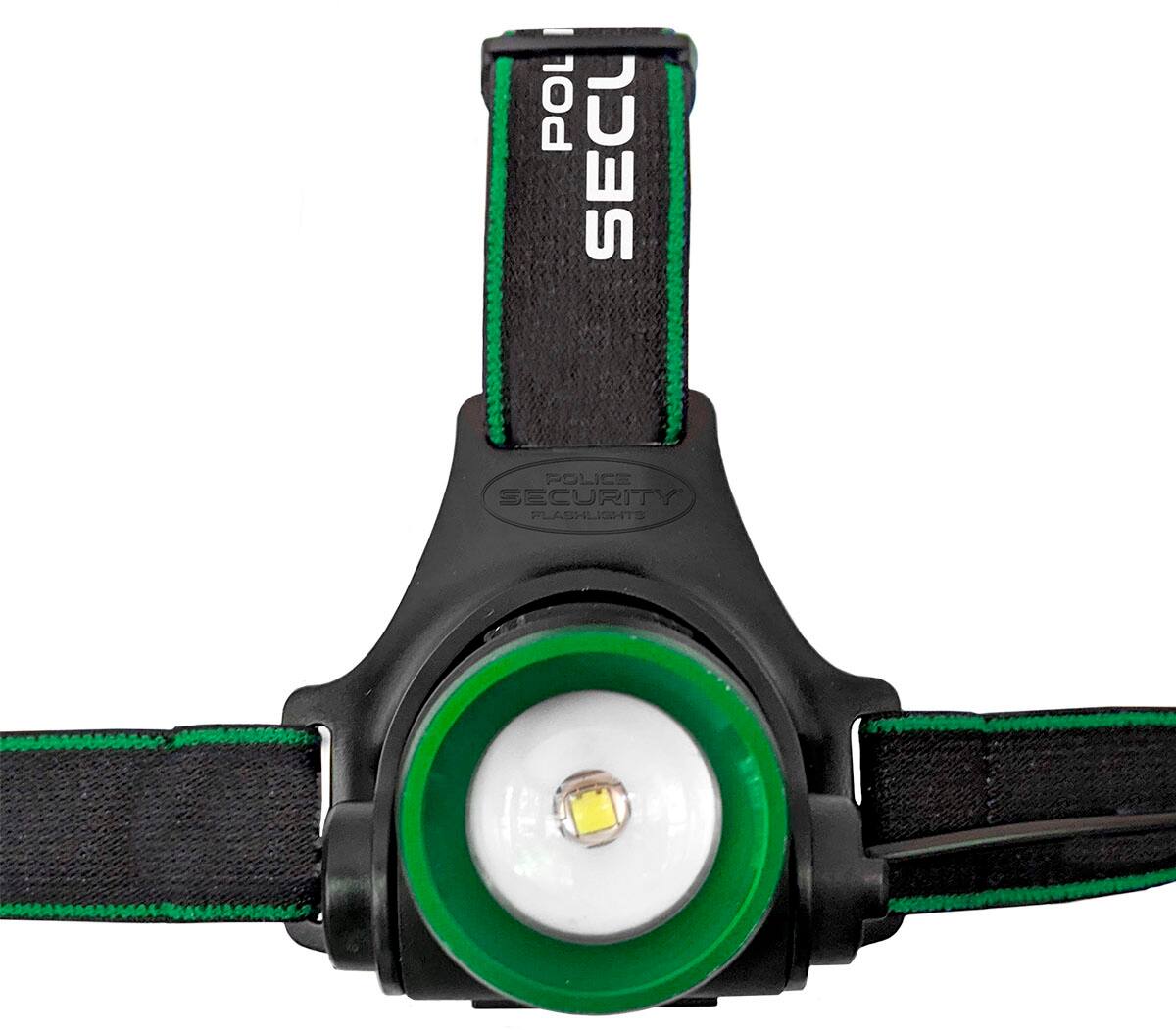 The text on the image reads "POL SECU POLICE SECURITY FLASHLIGHTS."