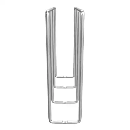 Front. Rev-A-Shelf - Rev-A-Shelf 596-10CR-52 Chrome U-Shaped Bakeware Cabinet Organizer (2 Pack) - Chrome.