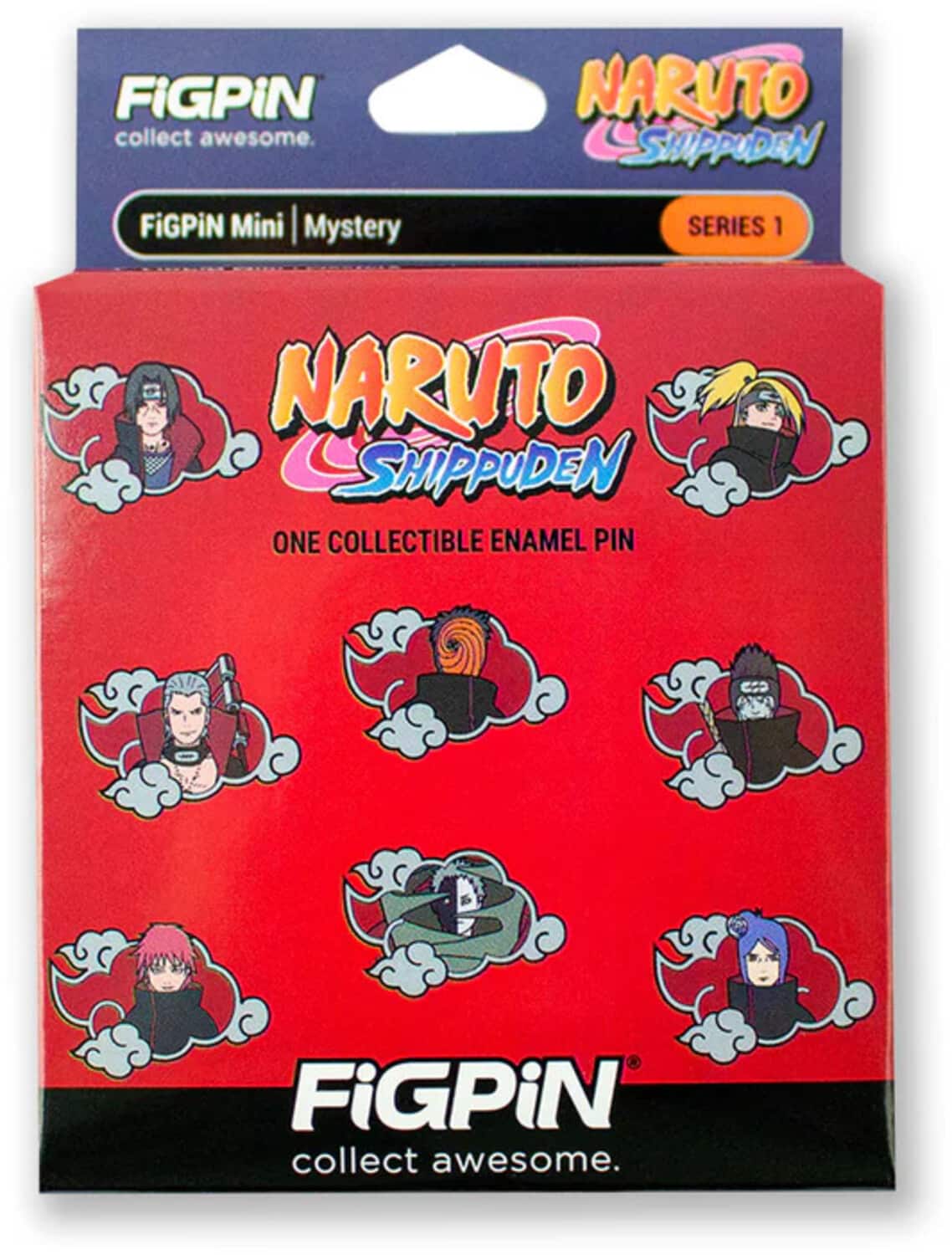 PopMarket - FiGPiN - Mystery Mini Pin - Naruto Shippuden - Series 1 - 1 PIN - COLLECTABLES - Multicolor