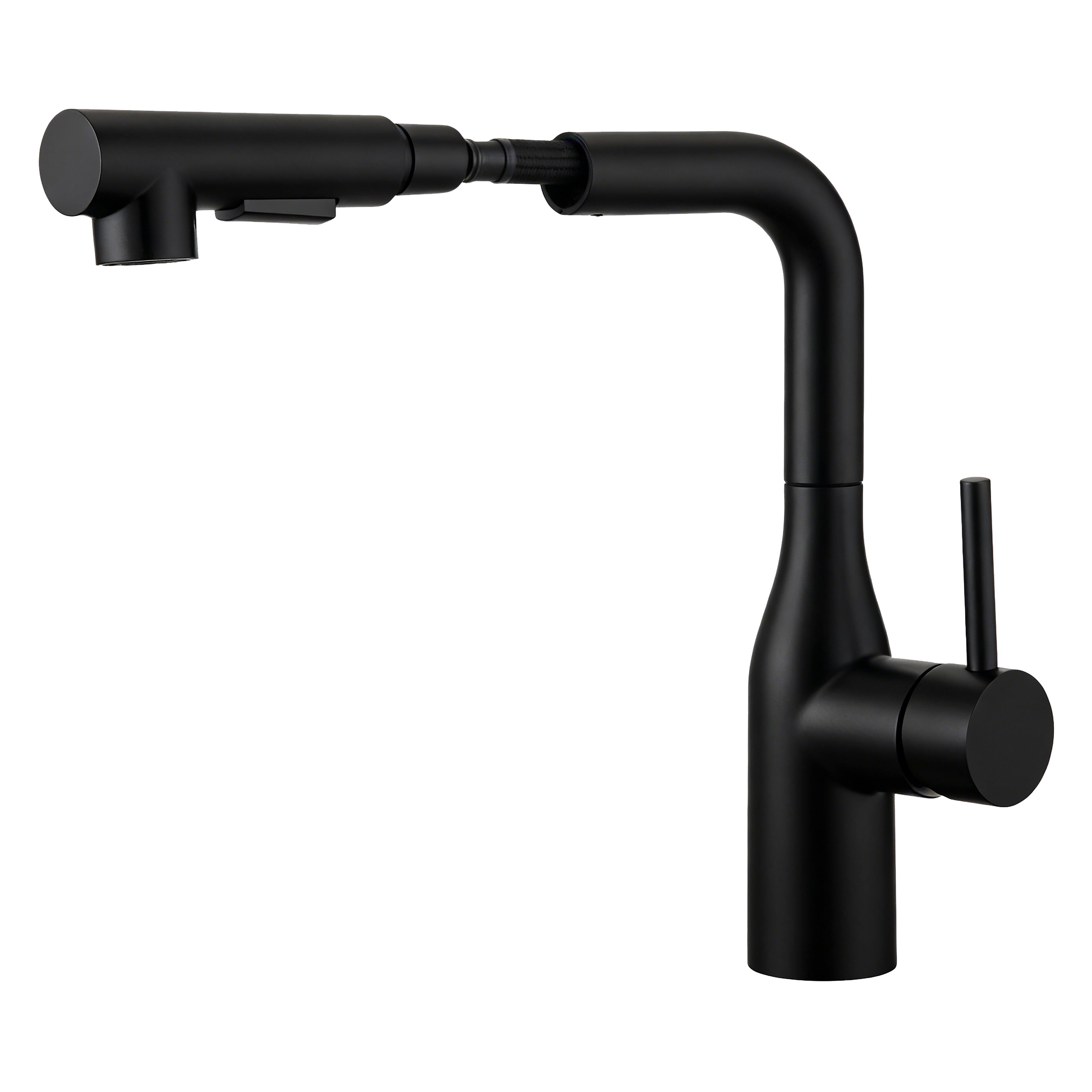 Bothwa Home Fountain 11.9 Inch Kitchen Faucet Matte Black - Best Buy
