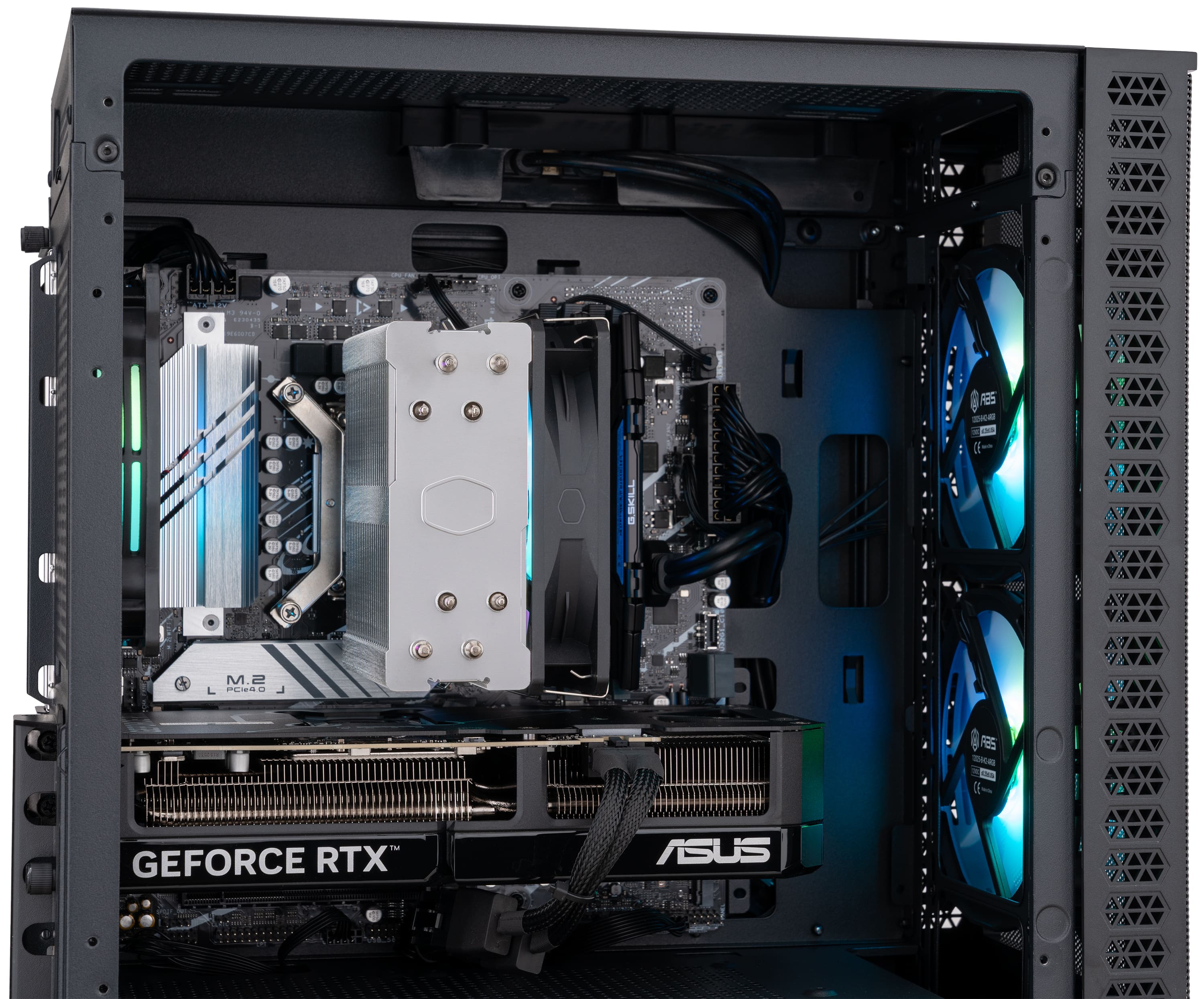 ADVANCED BATTLESTATIONS ABS Cyclone Aqua Gaming PC Windows 11
