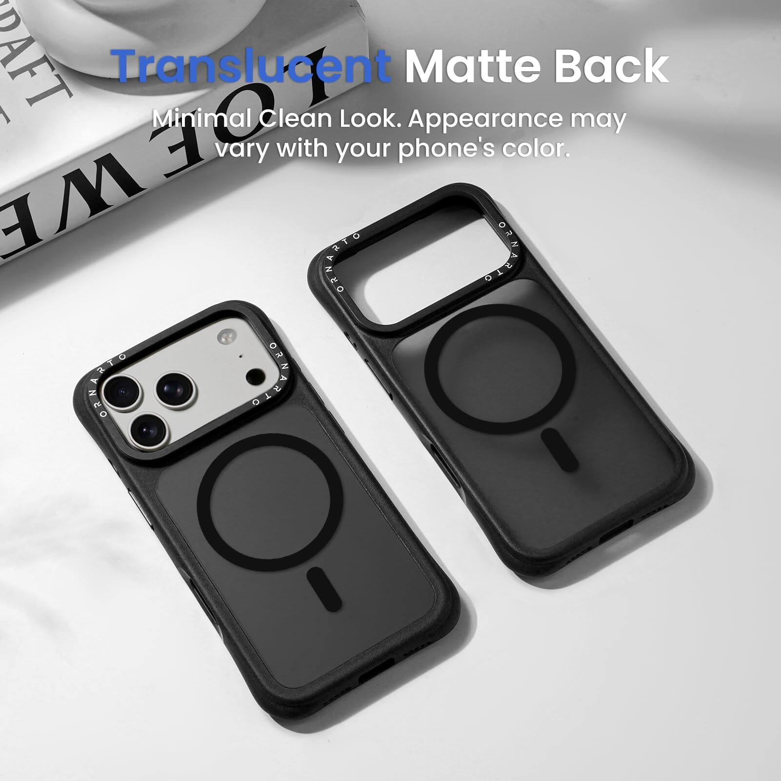 RAFT FOL Translucent Minimal Clean Look. Matte Appearance Back may vary with your phone's color.