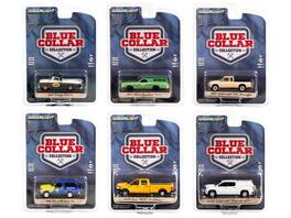 "Blue Collar Collection" Set of 6 pieces Series 11 1/64 Diecast Model Cars by Greenlight - Multi