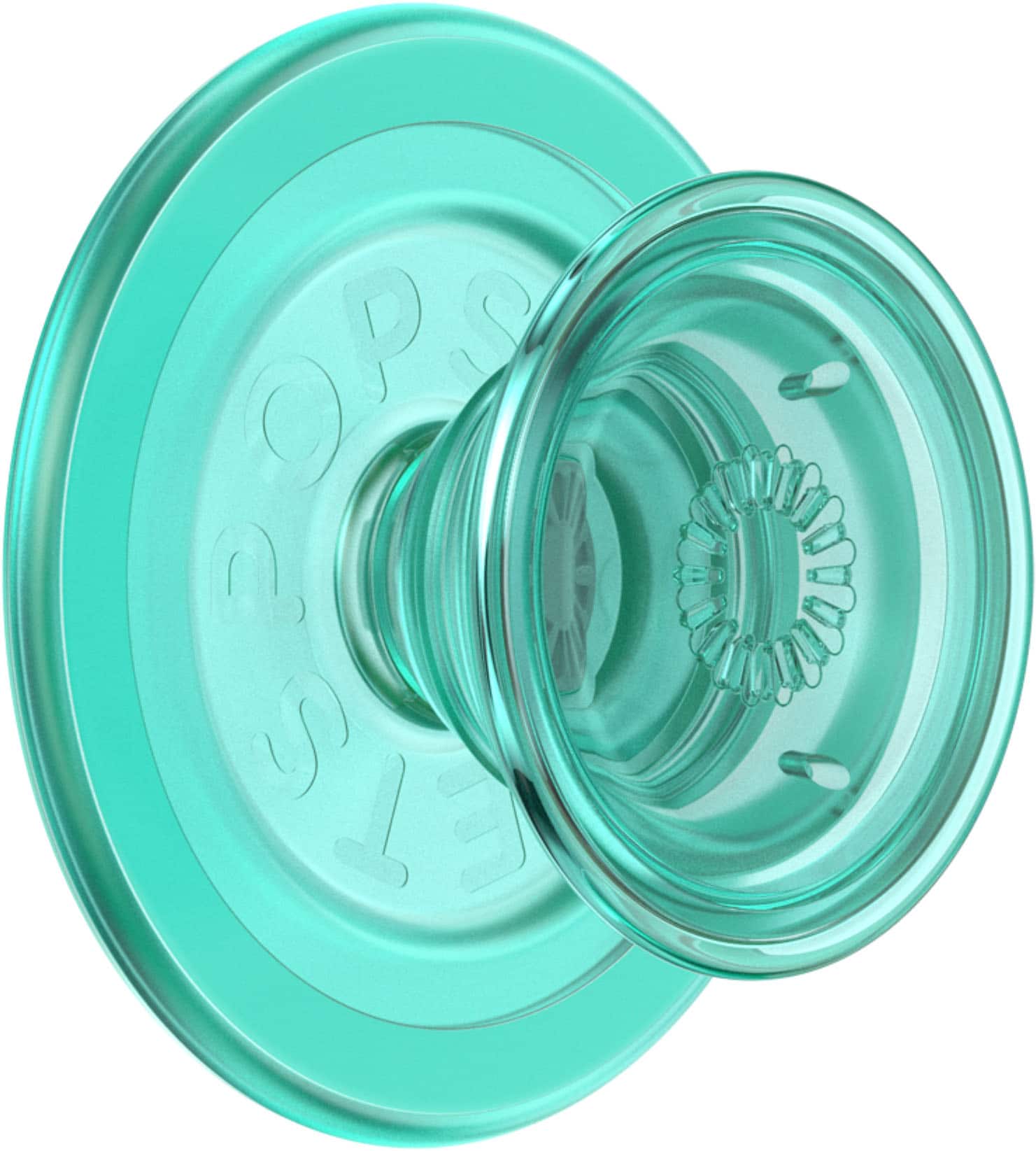 The text on the image reads "POPS," which is the name of the company that manufactures the green glass bottle cap.