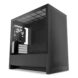 NZXT - H3 Flow Micro-ATX High-Airflow PC Case - Black