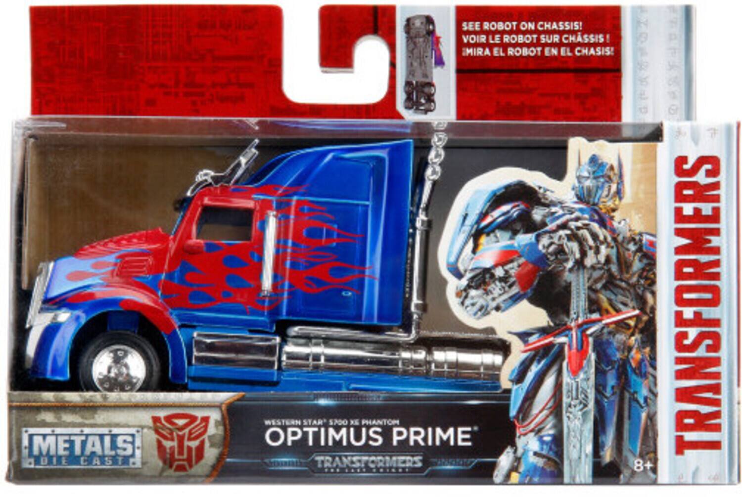 METALS DIE CASTE SEE ROBOT ON CHASSIS! VOIR LE ROBOT SUR CHASSIS! MIRA EL ROBOT EN EL CHASIS! WESTERN STAR $700 XE PHANTOM OPTIMUS PRIME TRANSFORMERS 8+