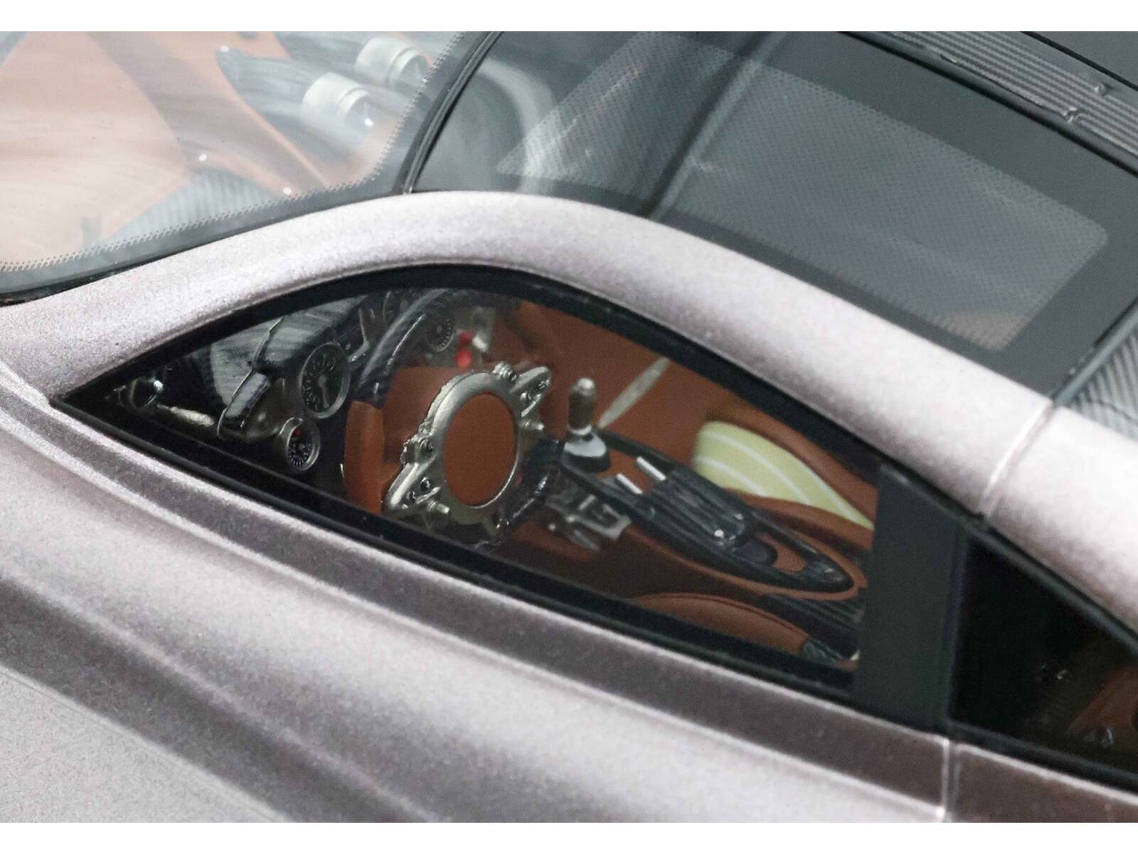 Alt View 2. BBR - Pagani Huayra Codalunga Iridescent Bronzo Aymara Bronze Metallic w/Black Top & DISPLAY CASE Ltd Ed 1/18 Model Car by BBR.