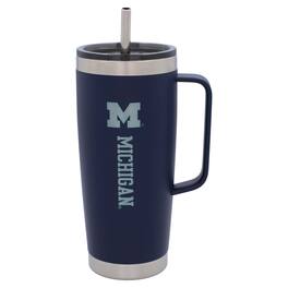 The Memory Company - Michigan Wolverines 26oz. Team Color Roadie Tumbler with Handle - Multicolor