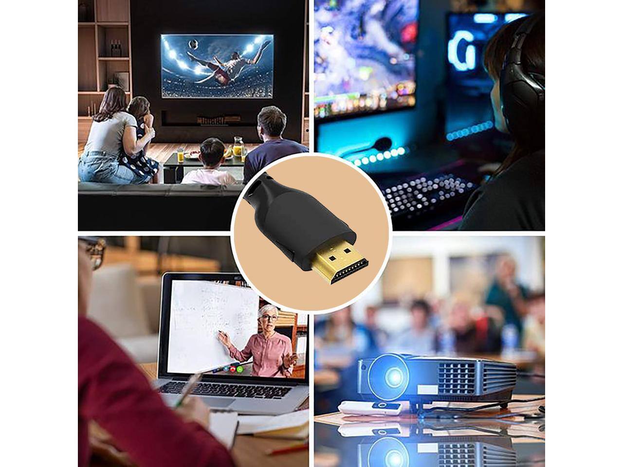 Alt View 5. Nippon Labs - Nippon Labs 30AWG 8K HDMI 2.1 Cable 3 ft., 48Gbps, 8K@60Hz, 4K@120Hz, eARC, HDCP 2.2.