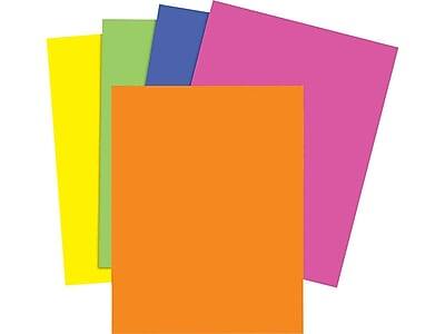 Alt View 2. Staples - Brights Multipurpose Colored Paper, 24 lbs., 8.5" x 11", Assorted Neon, 500/Ream - Assorted.