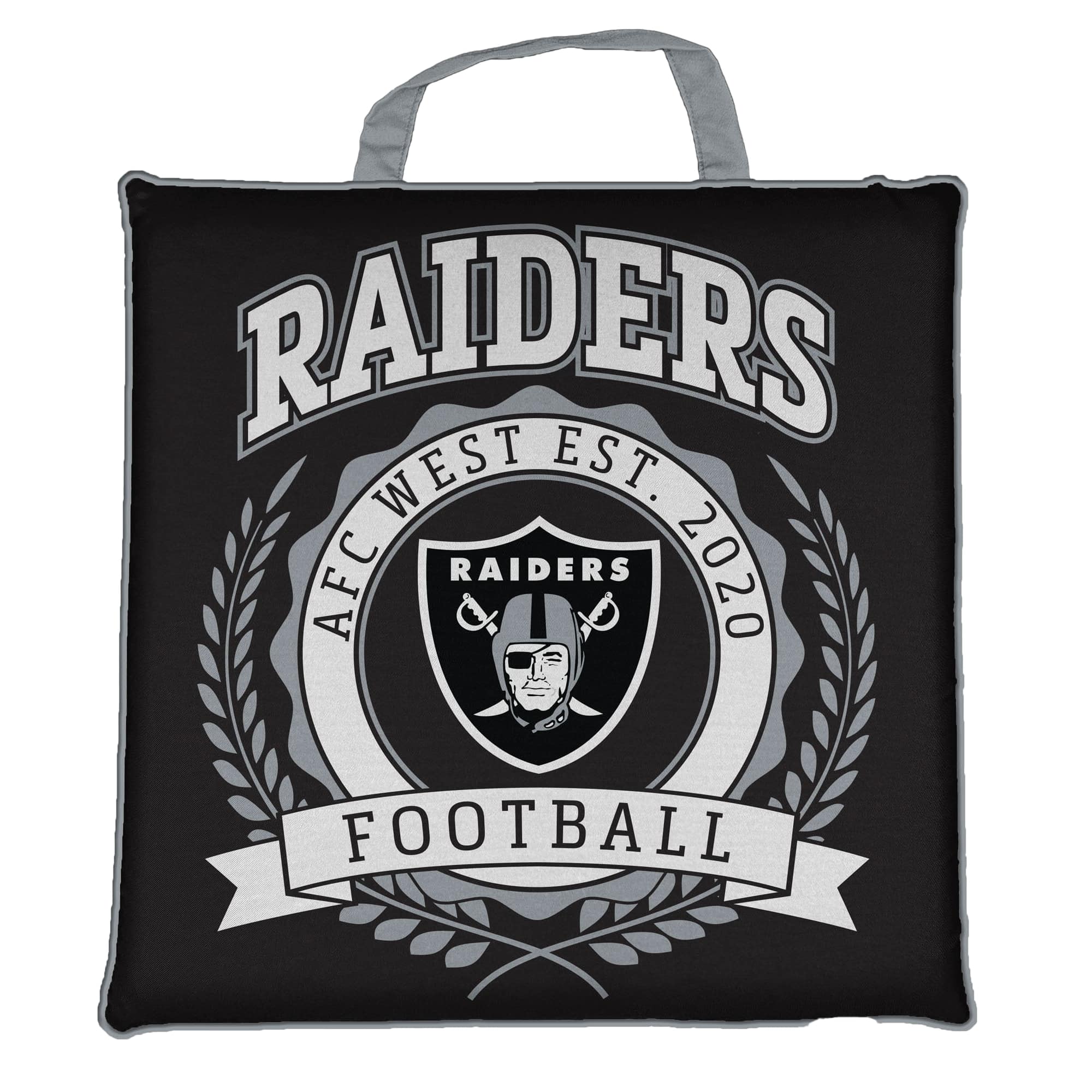 "Pegasus - Las Vegas Raiders 14"" Crest Logo Stadium Cushion - Multicolor" price history on PriceWatchPro