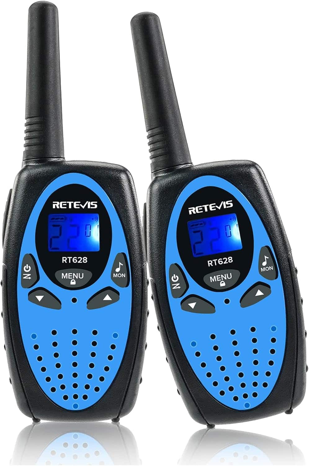 Retevis - RT628 Kids Walkie Talkies, Long Range 2 Way Radio 22 Channel, for Outside Hiking Camping(Black 1 Pair) - Blue price history on PriceWatchPro