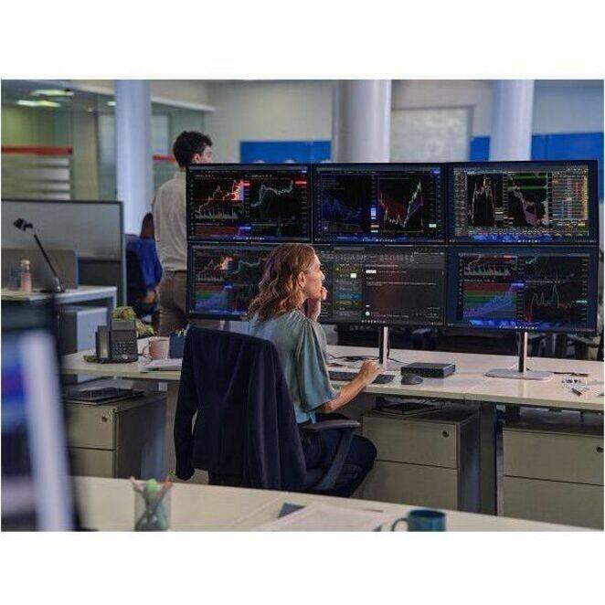 Alt View 5. HP - HP EliteDesk 8 G1i Desktop Computer - Intel Core Ultra 9 285T - vPro Technology - 32 GB - 512 GB SSD - Mini PC - Jack Bl - Jack Black.