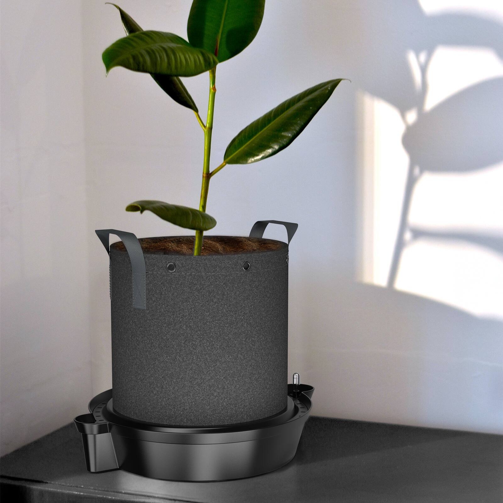 Alt View 6. AC Infinity - Self-Watering Fabric Pot Base, 4-Pack.