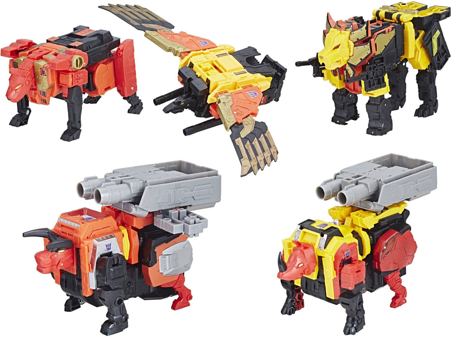 Alt View 1. Transformers - Predaking Combiner Team Set Titan Class | Transformers Generations Power of the Primes - Multicolor.