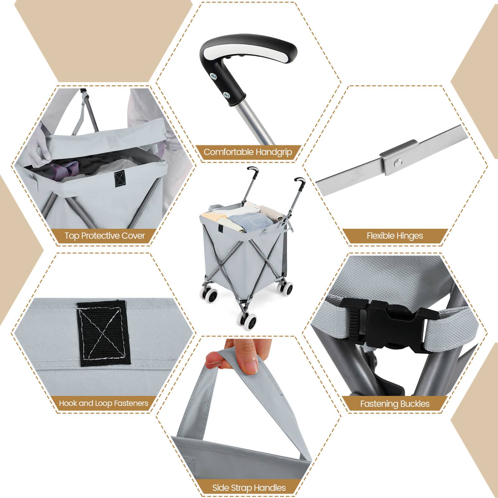 - Comfortable Handgrip
- Top Protective Cover
- Flexible Hinges
- Hook and Loop Fasteners
- Fastening Buckles
- Side Strap Handles