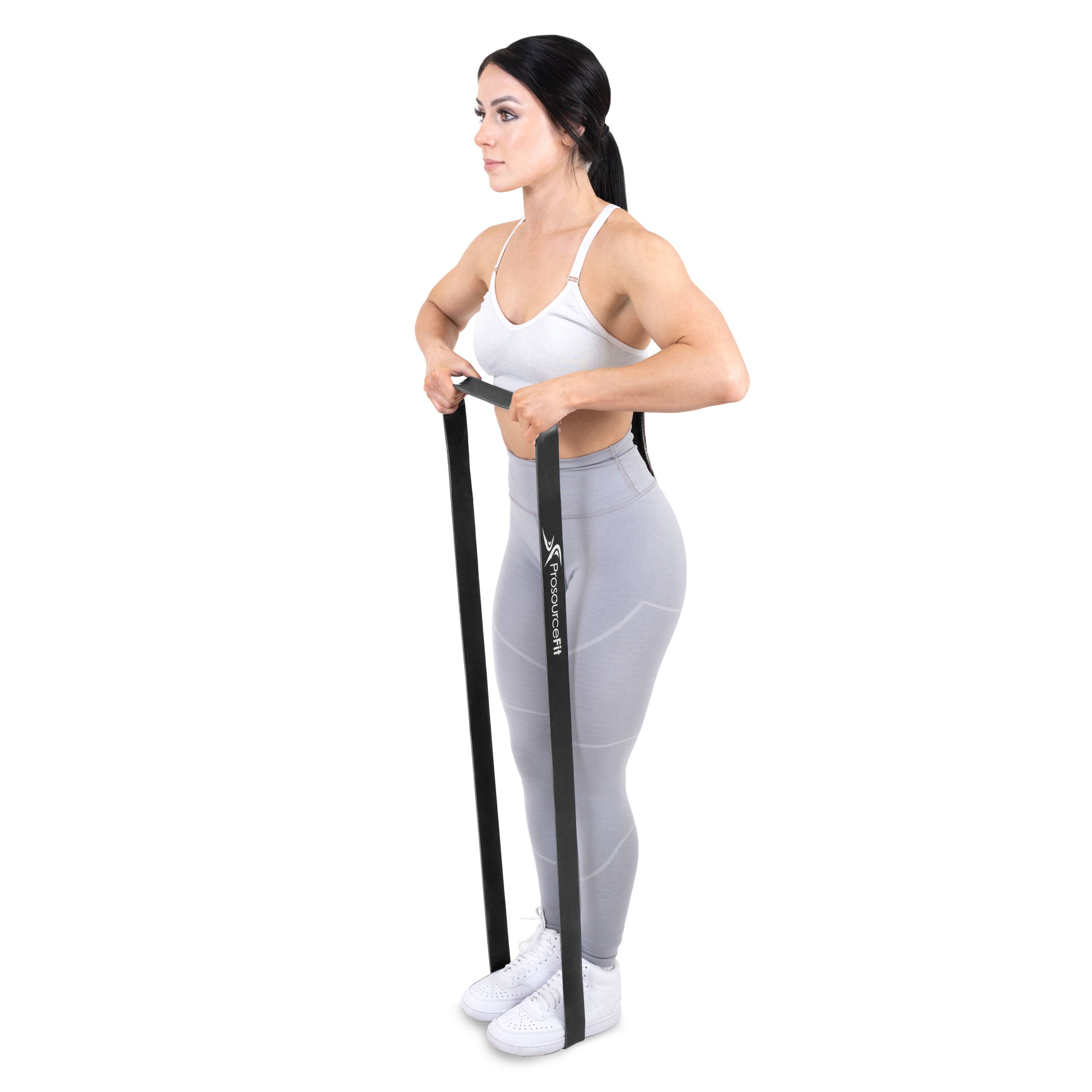 Back. ProsourceFit - ProsourceFit XFit Loop Resistance Bands, 60 lb to 150 lb - Black.