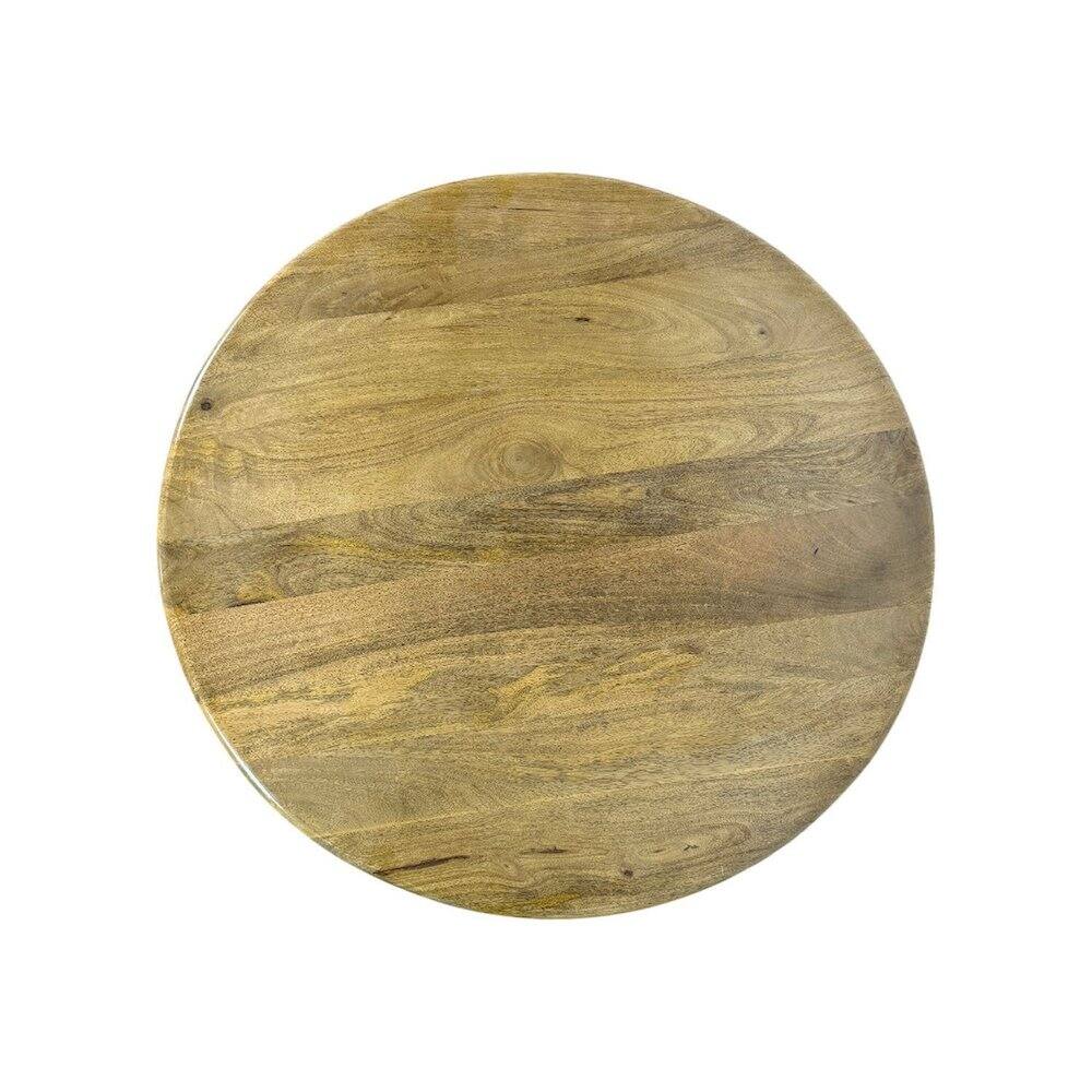 Alt View 5. Carolina Chair & Table - Marlowe 40" Cane Drum Base Coffee Table - Blonde Acacia - Beige.