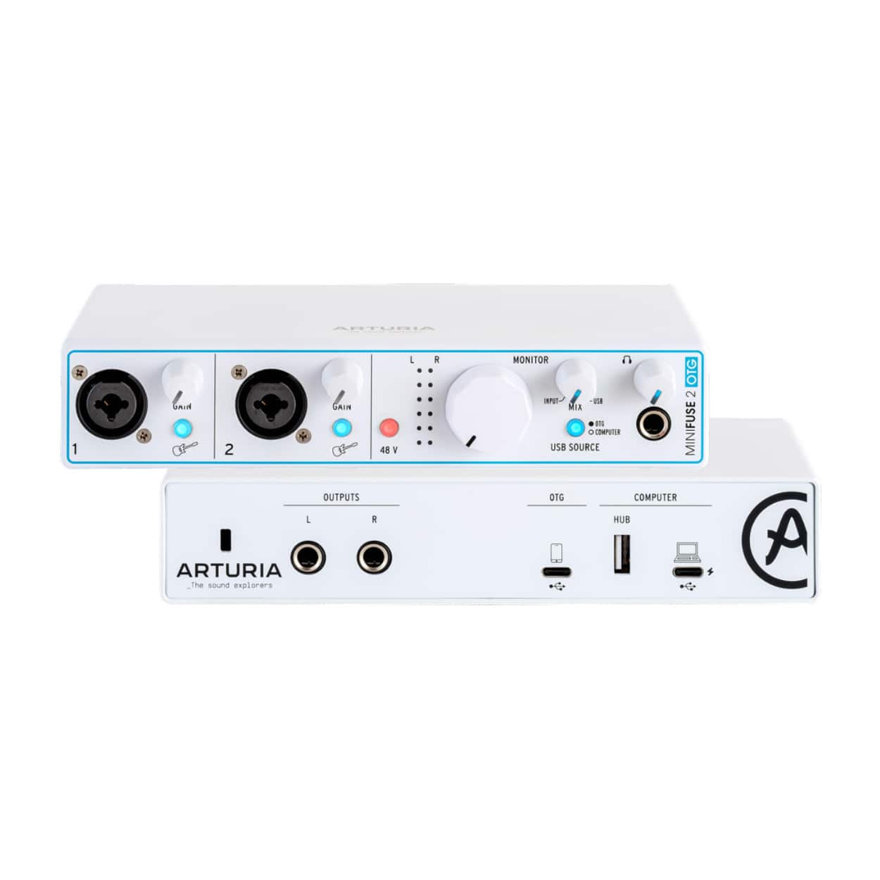 Arturia - MiniFuse 2 OTG Dual-USB Audio & MIDI Interface with Loopback
