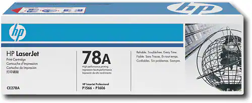Front. HP - 78A Toner Cartridge - Black.