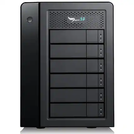 Front. Promise Technology - Promise Technology Pegasus32 R6 72TB (6x12TB) 6-Bay Thunderbolt 3 / USB 3.2 Gen 2 RAID Array.