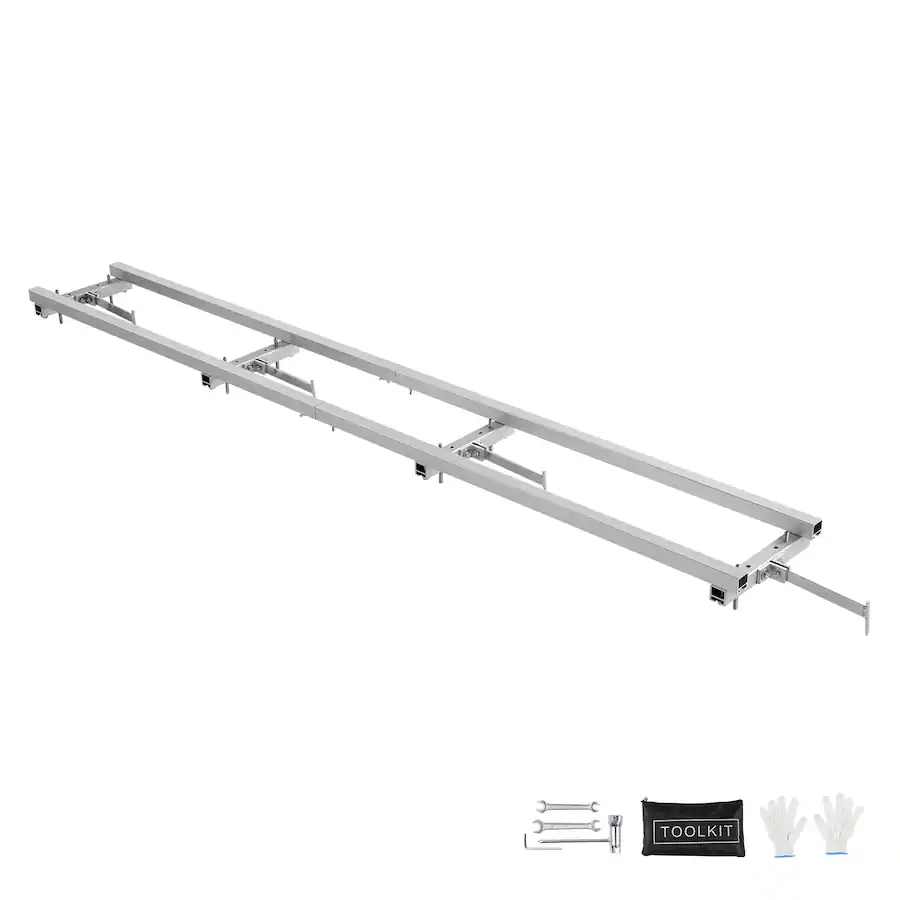 VEVOR Rail Mill Guide System, 9 ft Milling Guide, 4 Crossbar Kits ...
