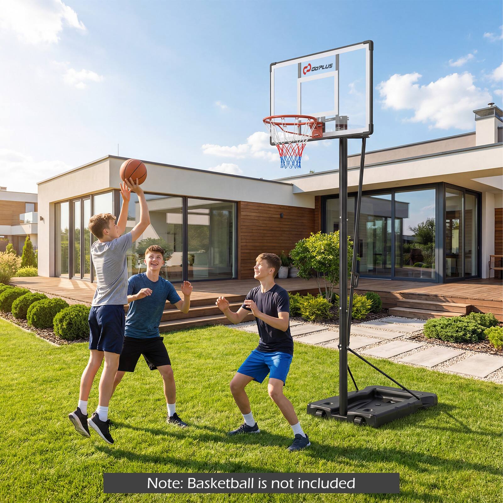 Note: Basketball is not included