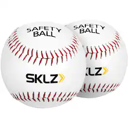 SKLZ - Safety Training Baseballs 2-Pack - White