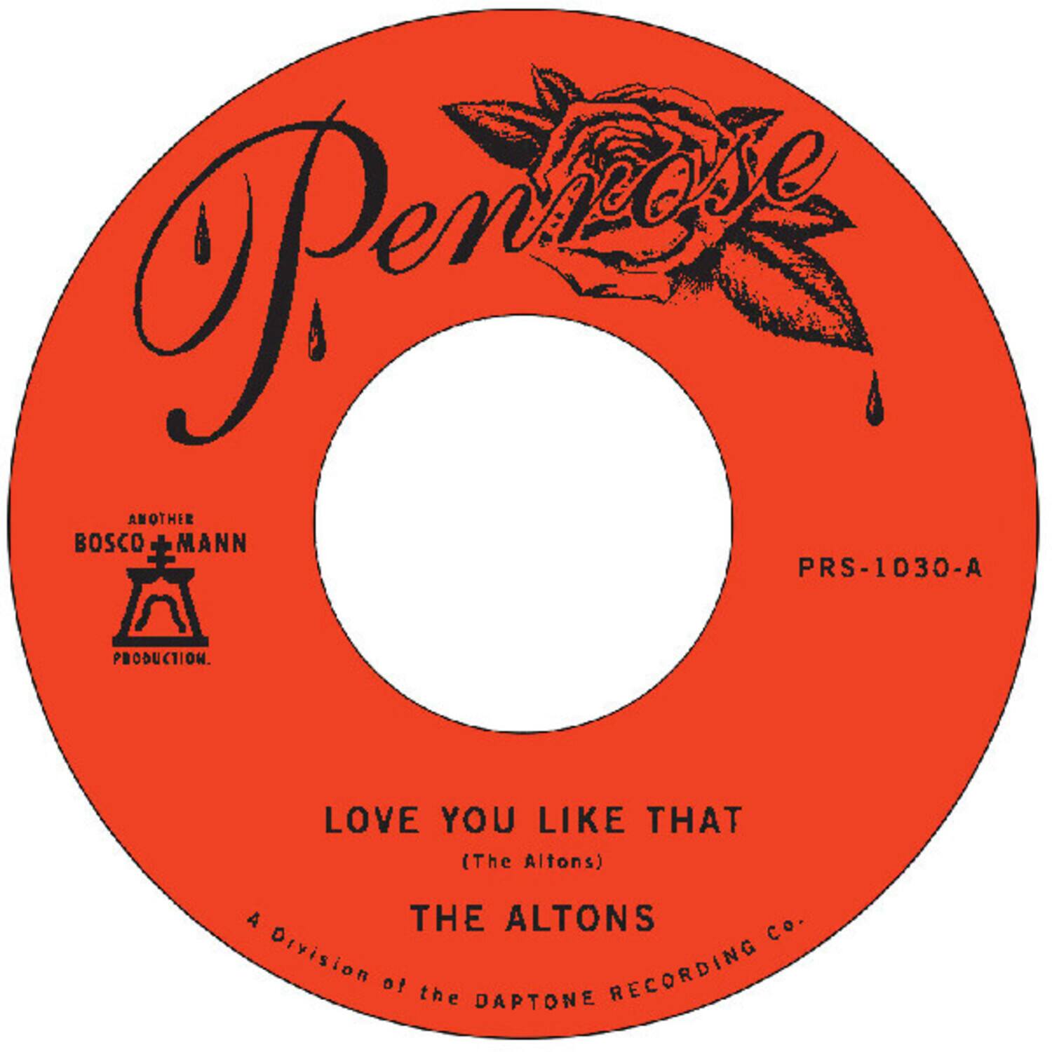 Altons - Love You Like That / I Try I Try   - 7-INCH SINGLE [7 inch Vinyl Disc]