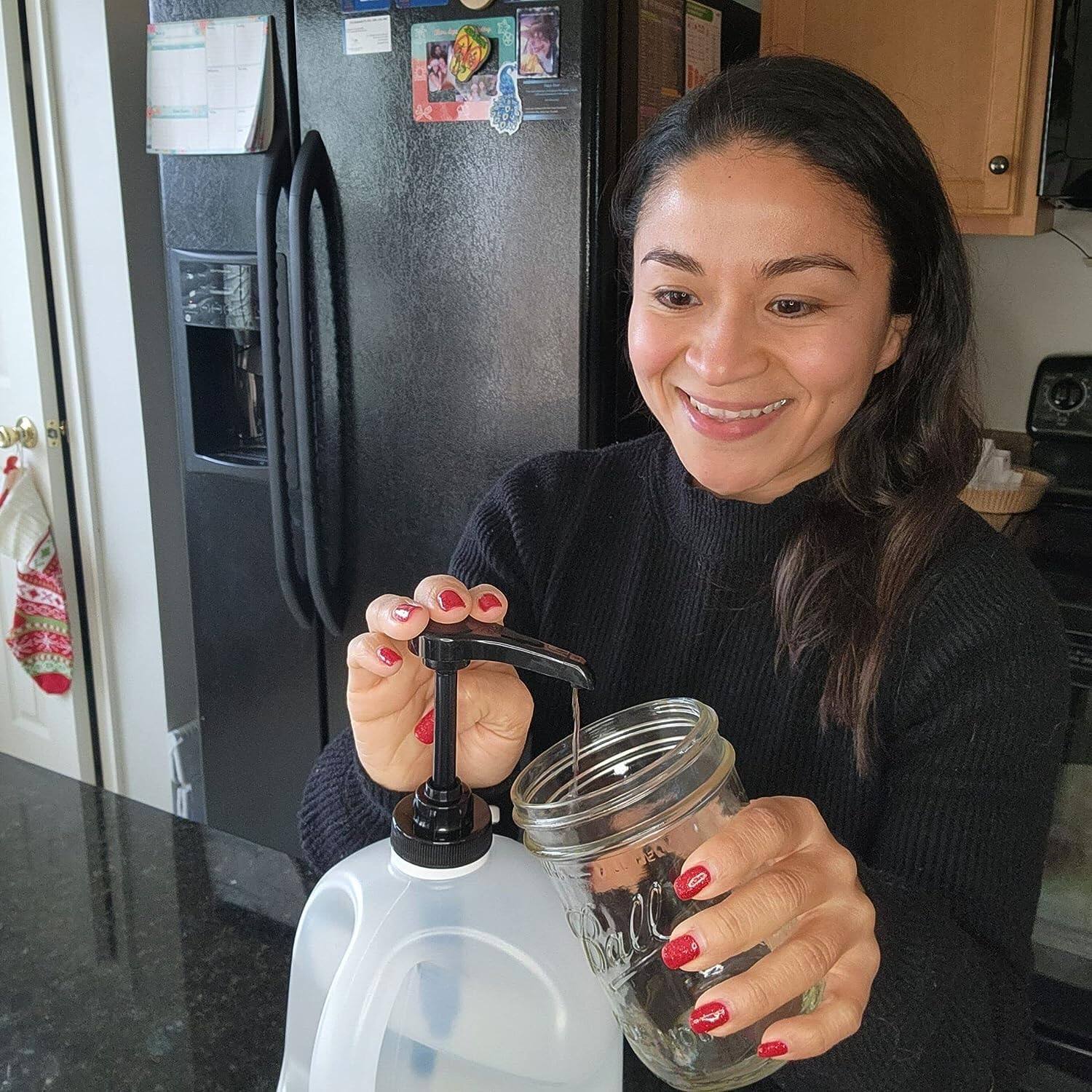 Alt View 7. Dapper Styles - Pump For Gallon Jug 5 Bucket Leakproof Heavy Duty Dispenser Laundry Detergent Shampoo Soap Oil Snow Cone Sy... - #NAME?.