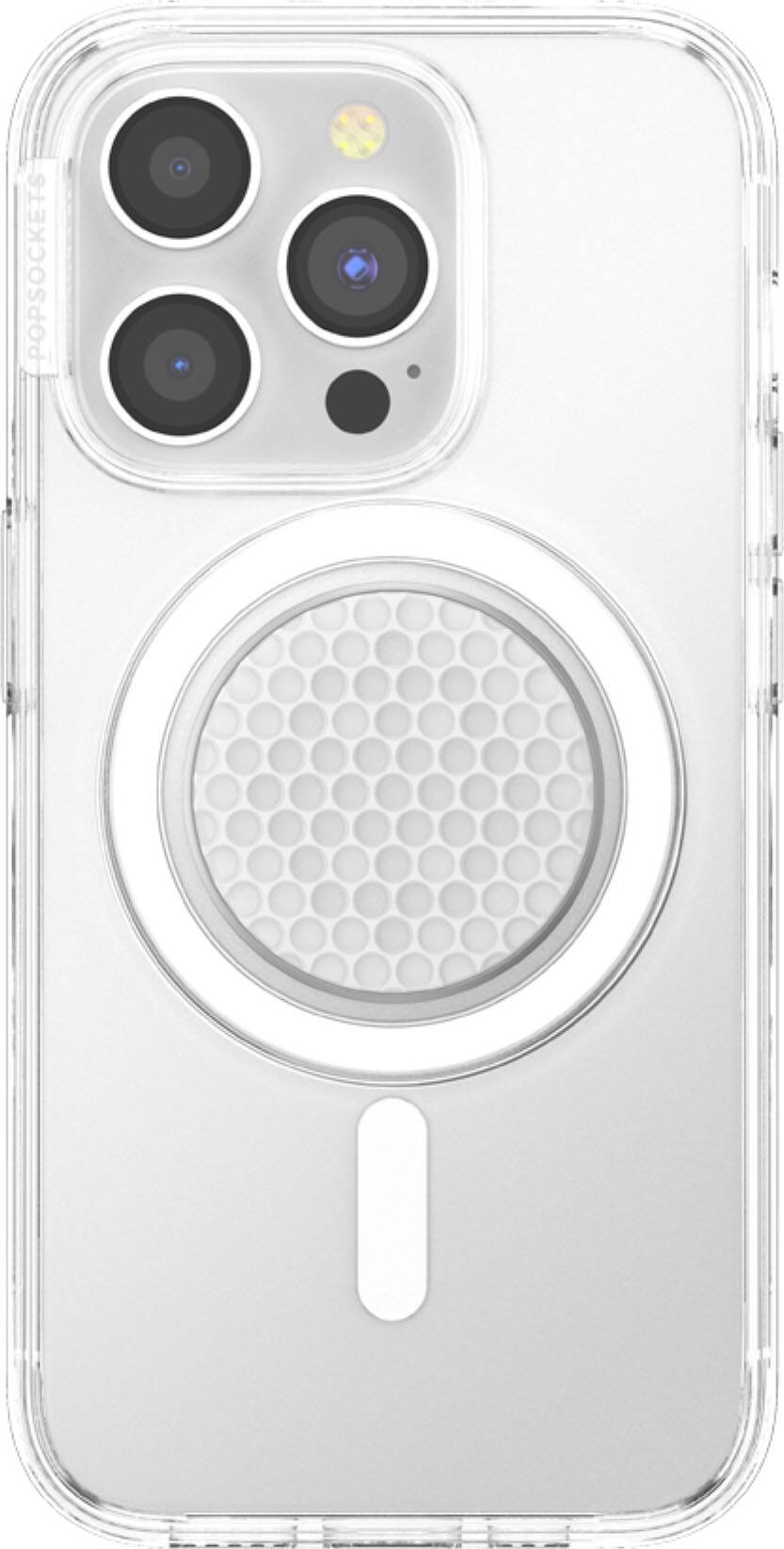 Alt View 1. PopSockets - MagSafe PopGrip Universal Magnetic Grip & Stand with Adapter Ring for Cell Phones - Golf Ball.