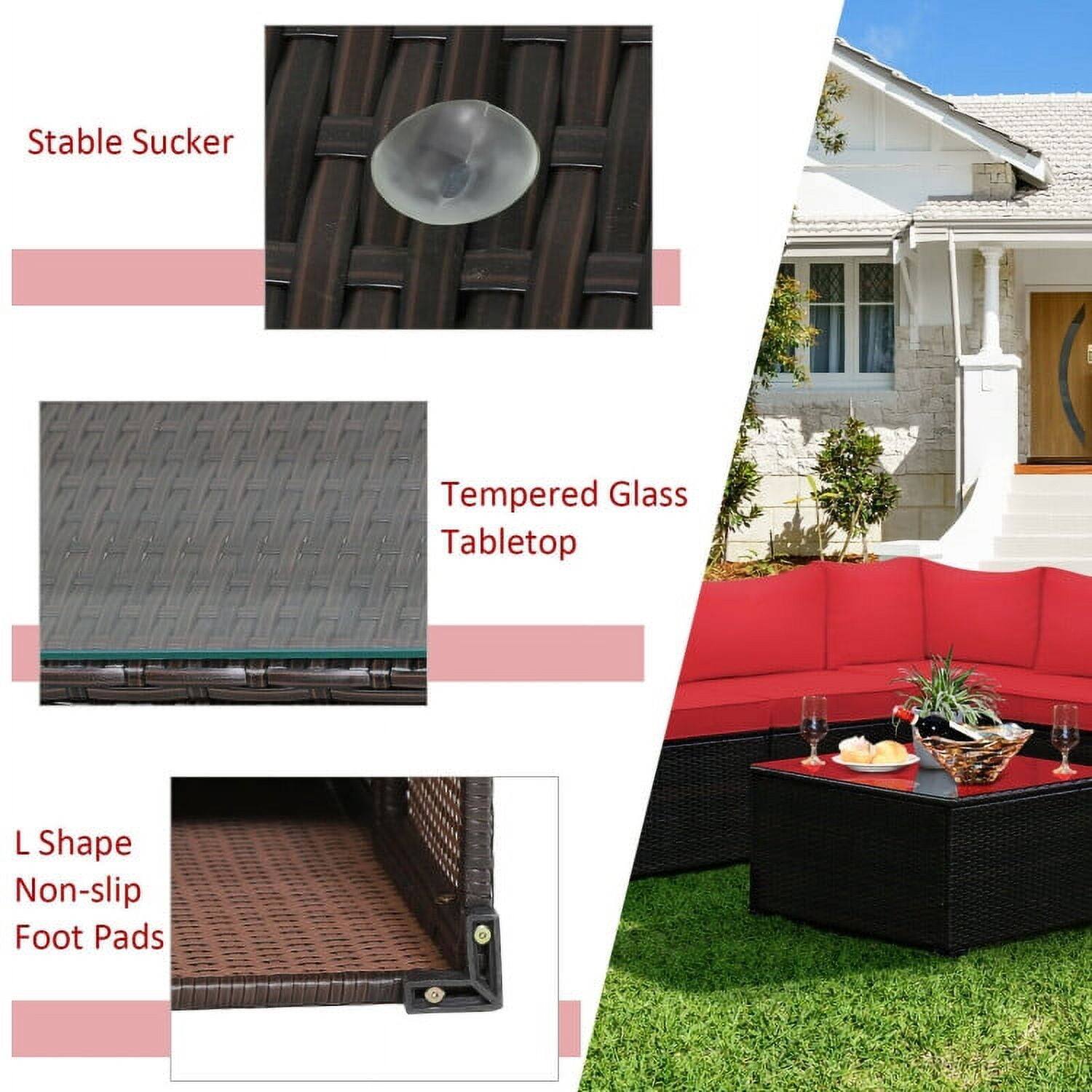 Stable Sucker  
Tempered Glass Tabletop  
L Shape Non-slip Foot Pads