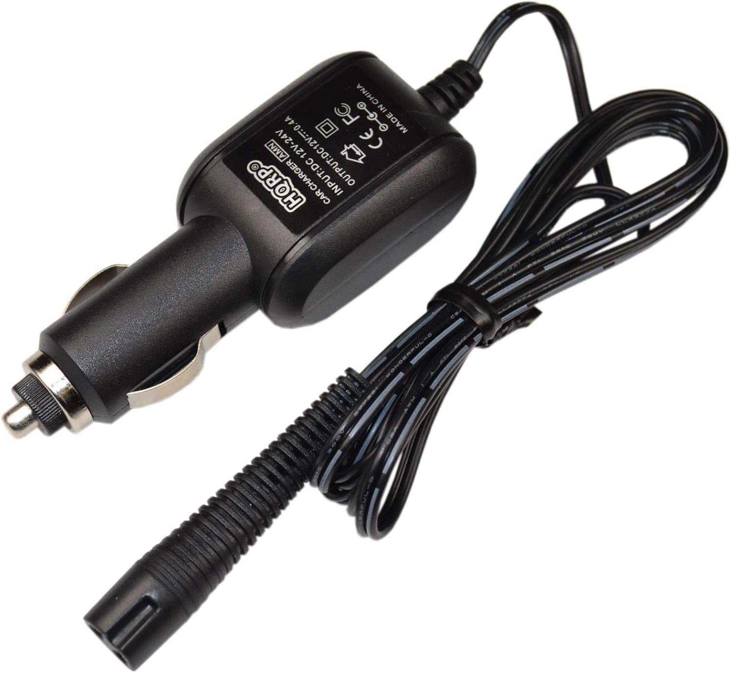 HQRP - 12V Car Charger for Braun Series 7 9 3 5 1 Series 3 Model 3020s Type 5415, Cruzer-4 Model 4846 Type 5746 Shaver