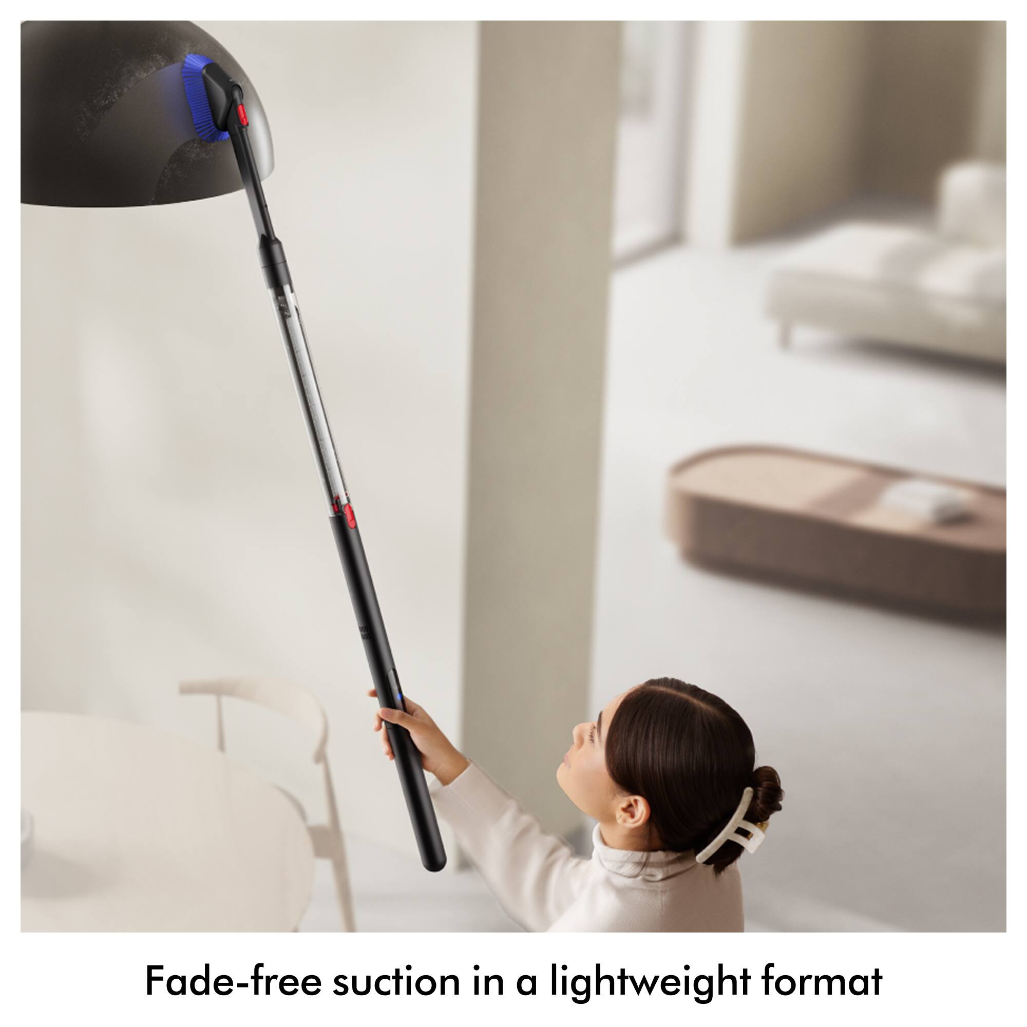 Fade-free suction in a lightweight format