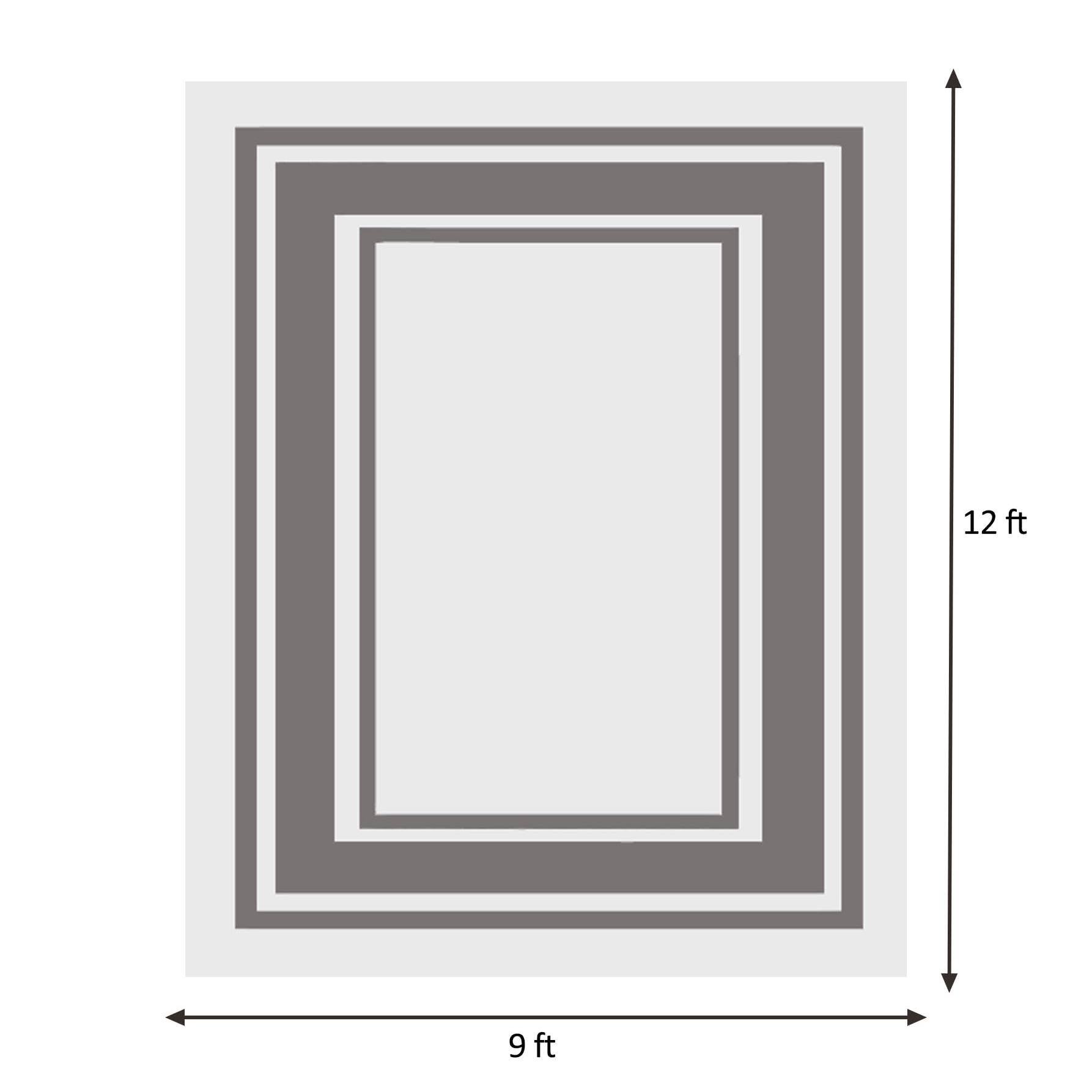 Left. Reds Spade - Outdoor Rug Waterproof For Patio Clearance Large Plastic Straw Mat Camping Porch Rv Reversible Light Coffee... - 2 Frame-black&beige-9' x 12' (Rectangular).