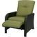 Alt View 5. Hanover - Strathmere Outdoor Reclining Armchair - Cilantro Green, Black.